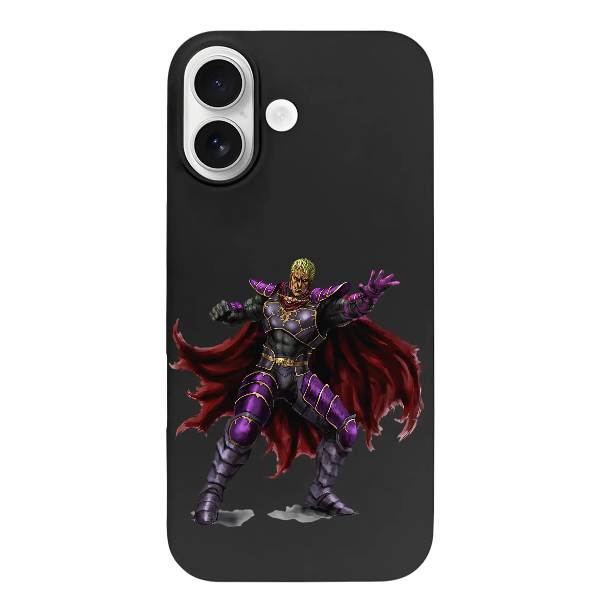 北斗の拳 グッズ,カイオウ - iPhone 17 シリーズ シリコンケース 薄型 耐衝撃 指紋防止 ソフトタッチカバー 精密フィット 傷防止 保護ケース iPhone 17/17 Air/17 Pro/17 Pro Max 対応